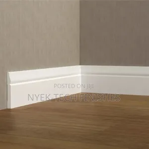 PVC Skirting Baseboard for Interiors