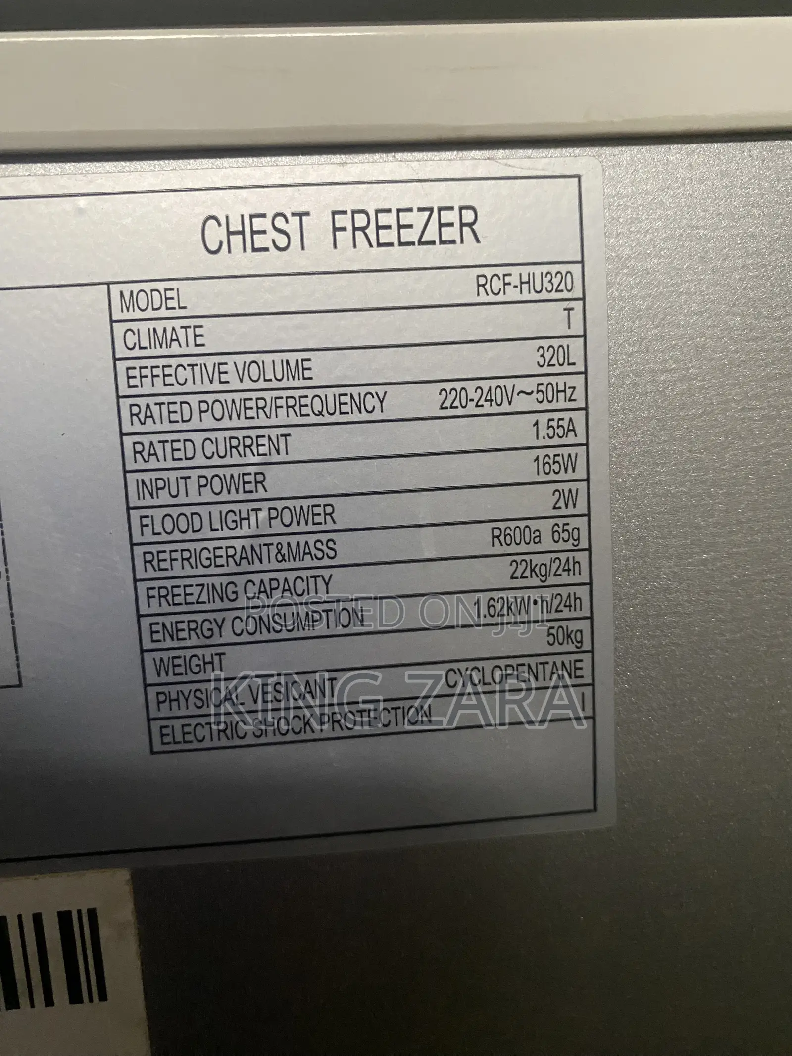 Clean Used Chest Freezer