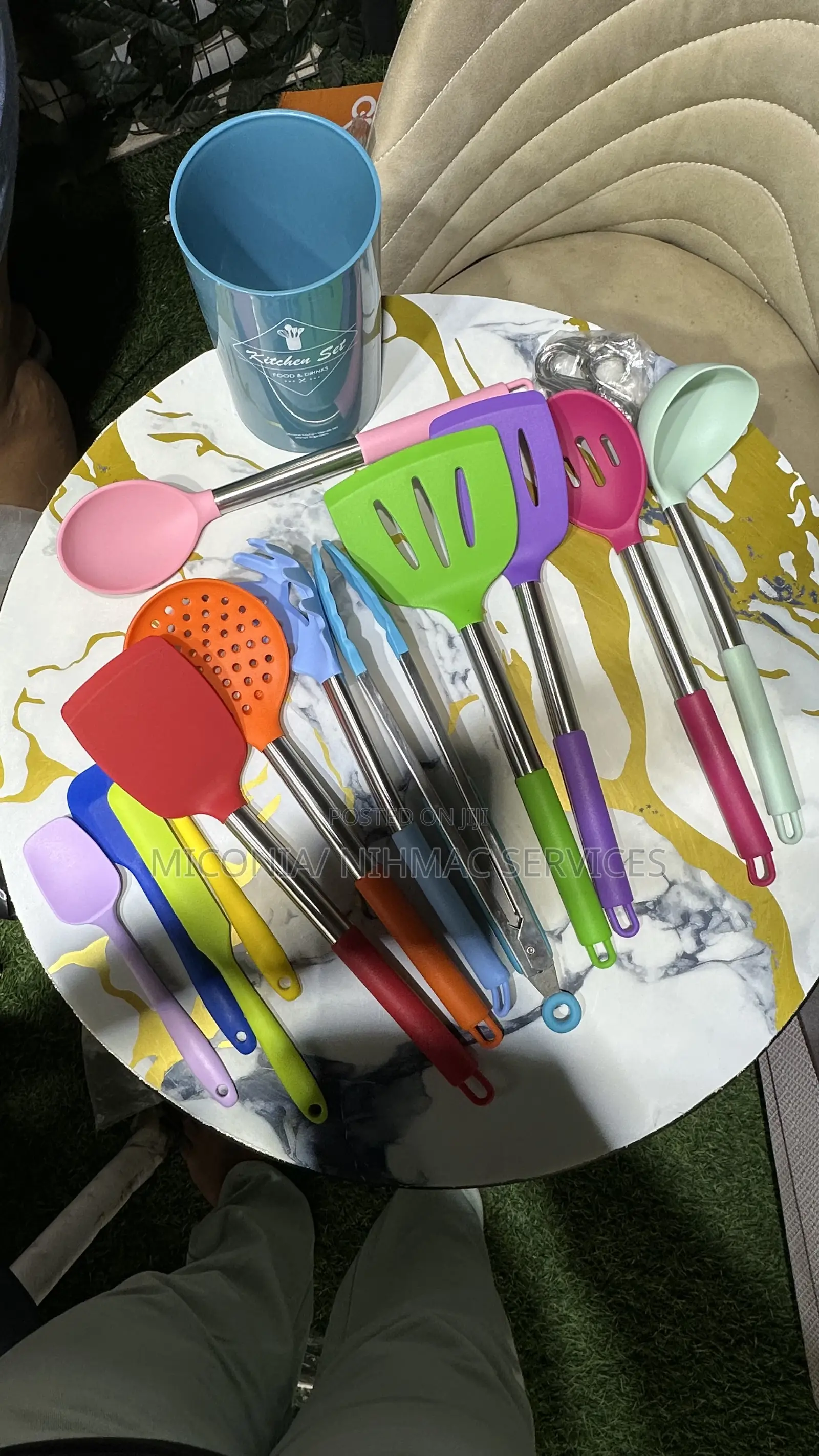 15 in 1 Multicolor Silicone Kitchen Utensils Set