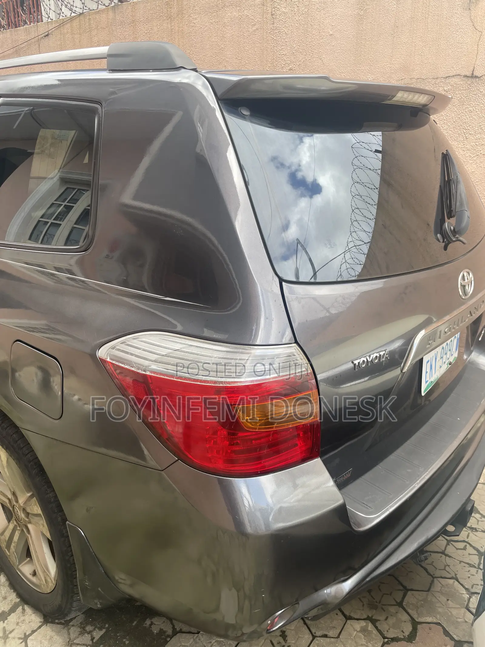 Toyota Highlander 2008 Gray
