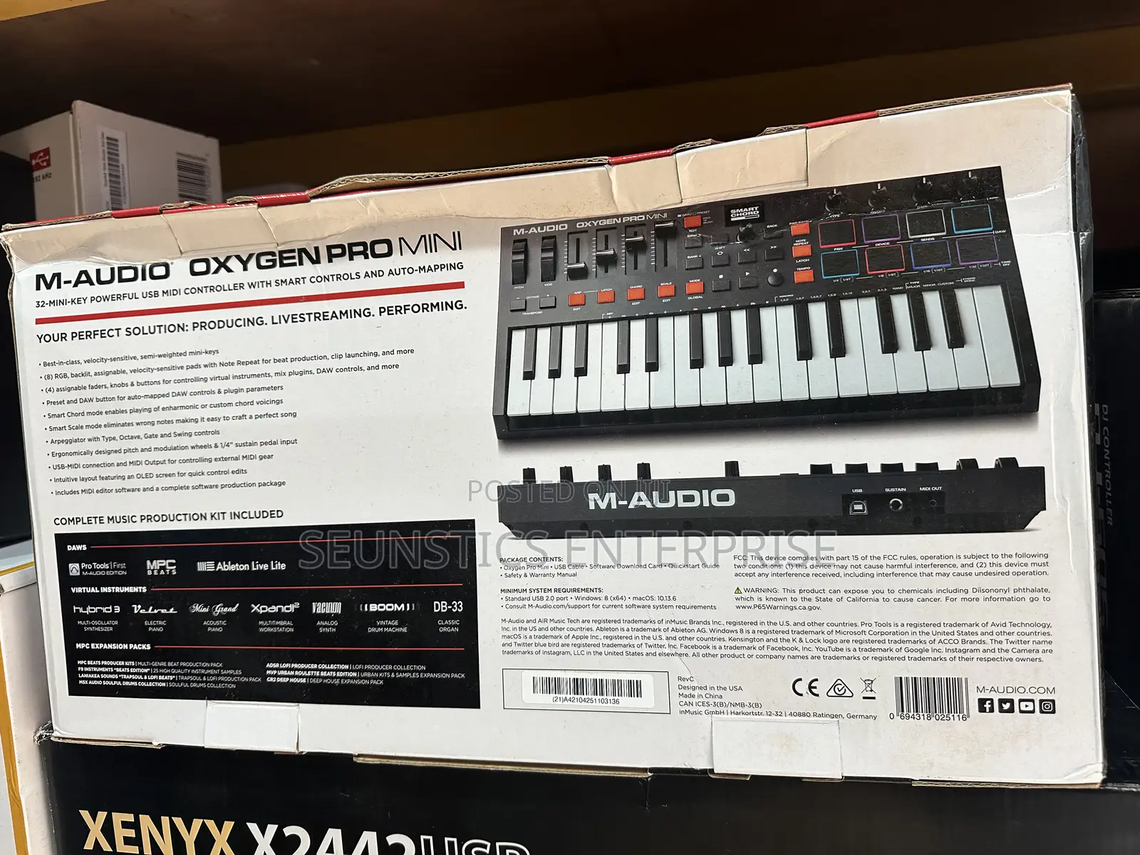 M Audio Oxygen Pro Mini MIDI Keyboard