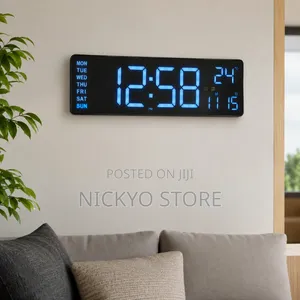 17-Inch Large Digital LED Wall Clock
