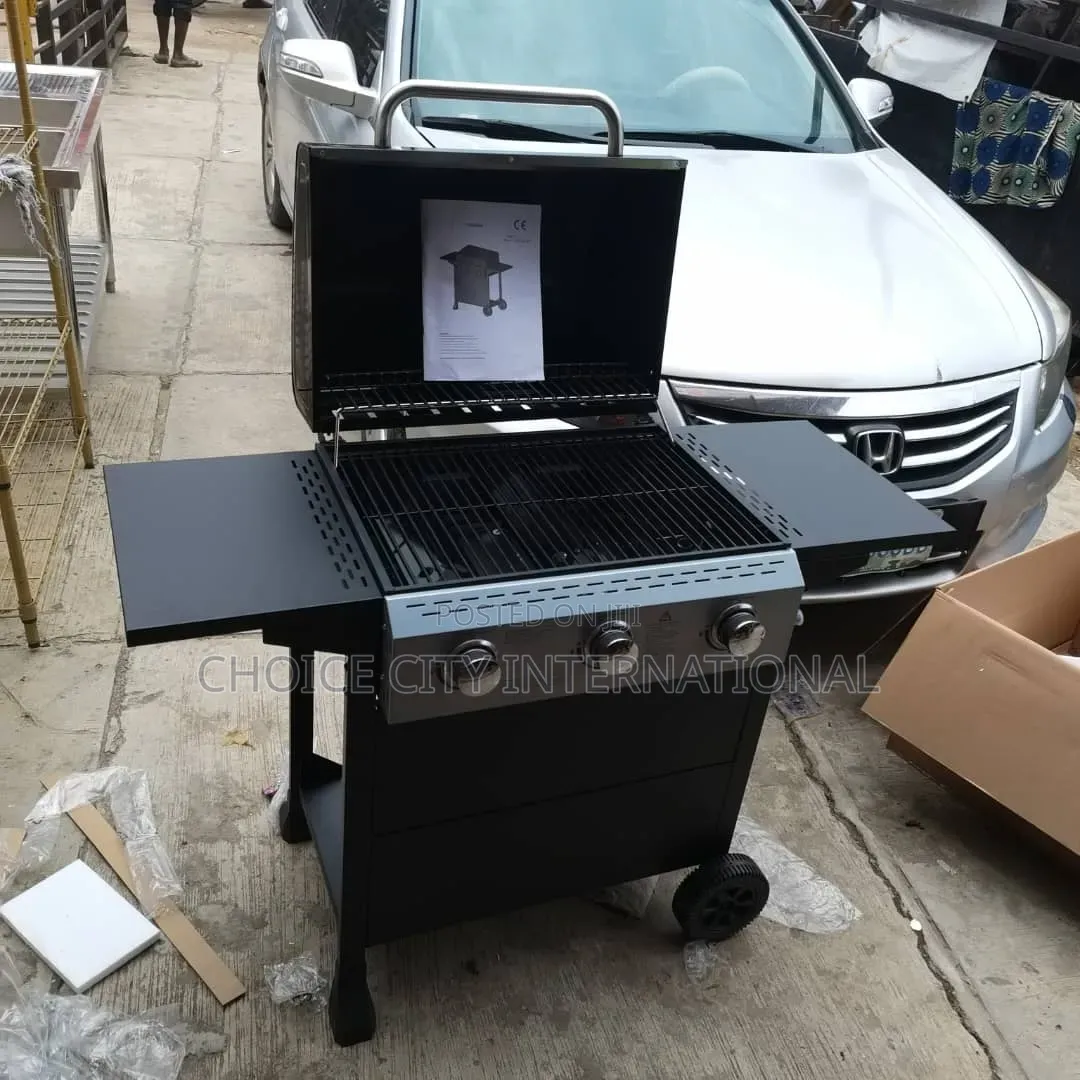 Three Burner Gas Barbecue Machine