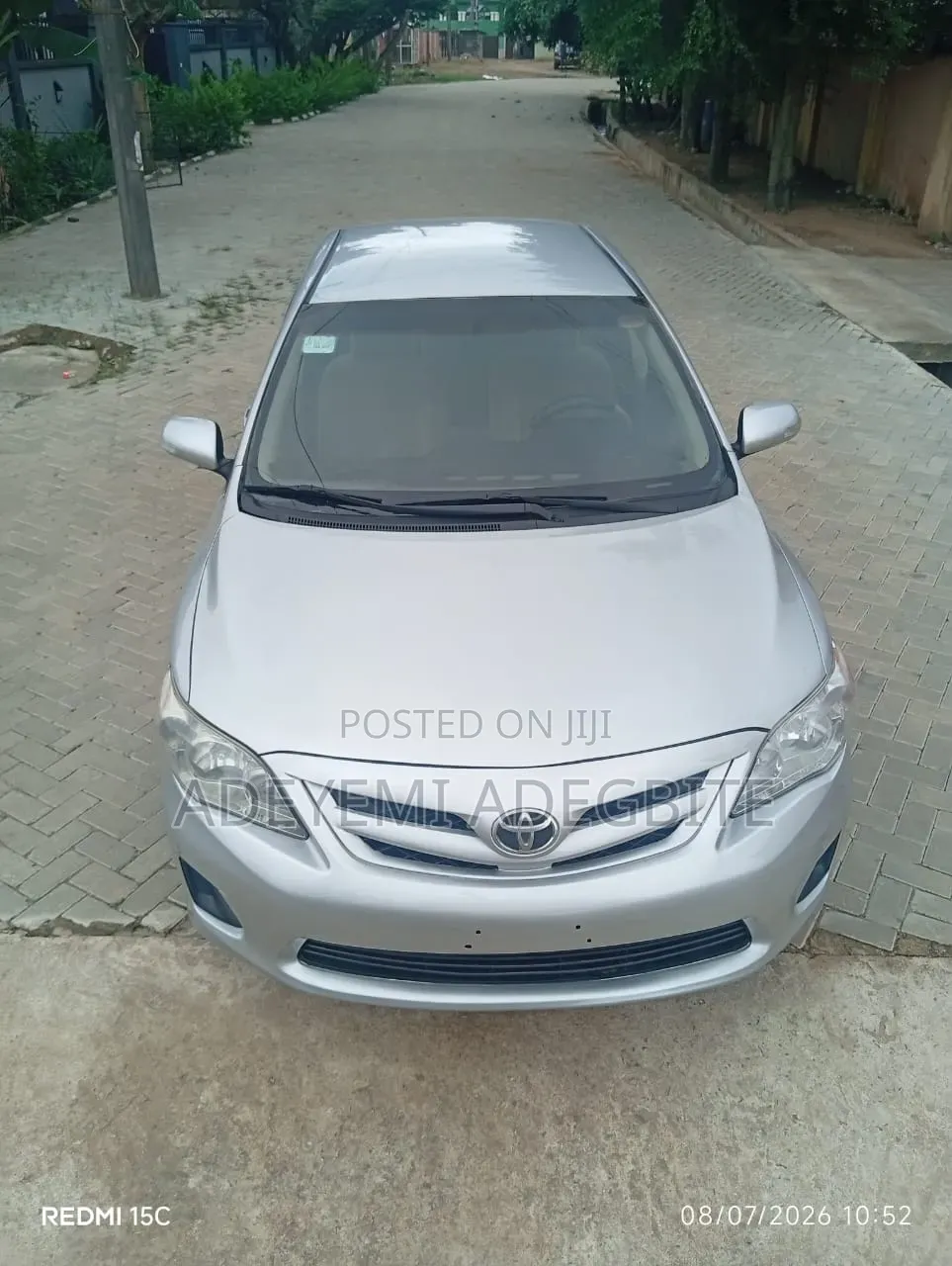 Toyota Corolla 2012 Silver