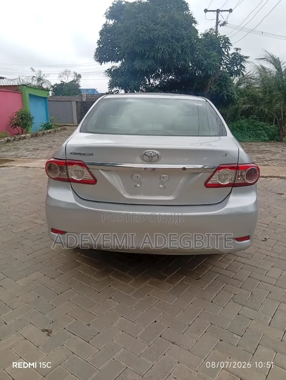 Toyota Corolla 2012 Silver
