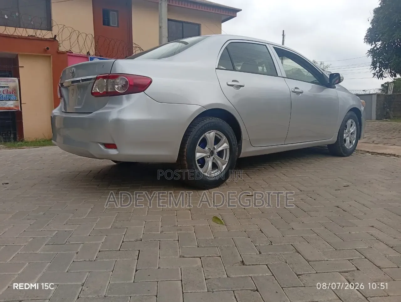 Toyota Corolla 2012 Silver