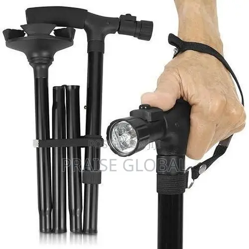 Elderly Walking Stick With LED Light