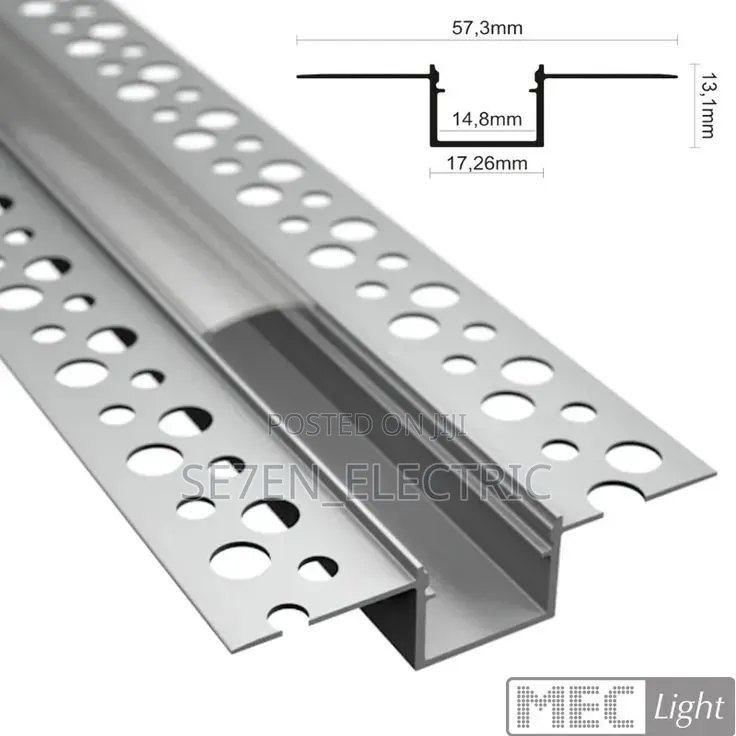 1513 Double Bar Aluminum Profile Rail