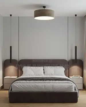 Well Padded Bed Frame With Foreign Fabric