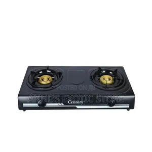 Century CGS-201-D 2-Burner Stainless Steel Gas Cooker