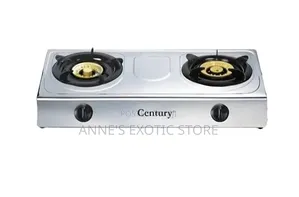 Century CGS-201-D 2-Burner Stainless Steel Gas Cooker