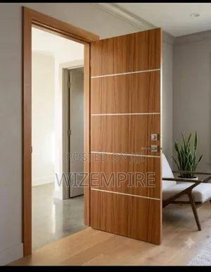 HDF Hard Wooden Doors for Rooms Available