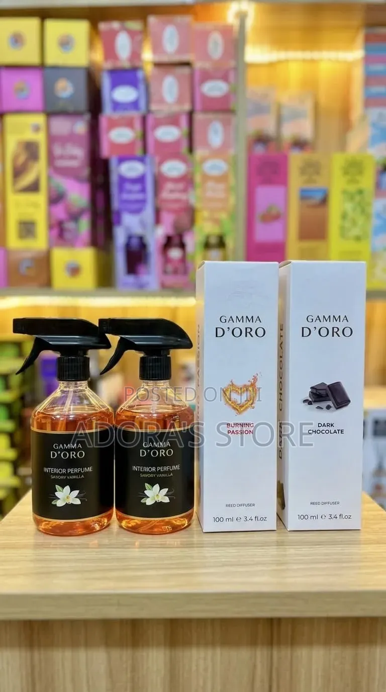 Gamma d'Oro Interior Perfume and Reed Diffuser Set