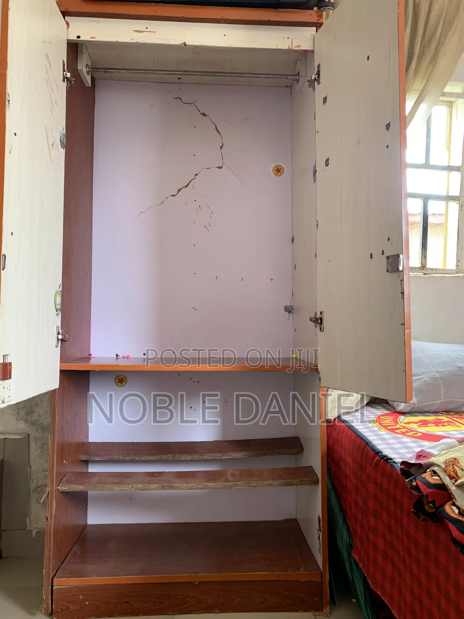 Bed, Bedstand Wardrobe for Sell