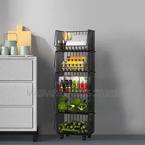 5 Layers Quality Multifunctional Movable Metal Rack 2st7