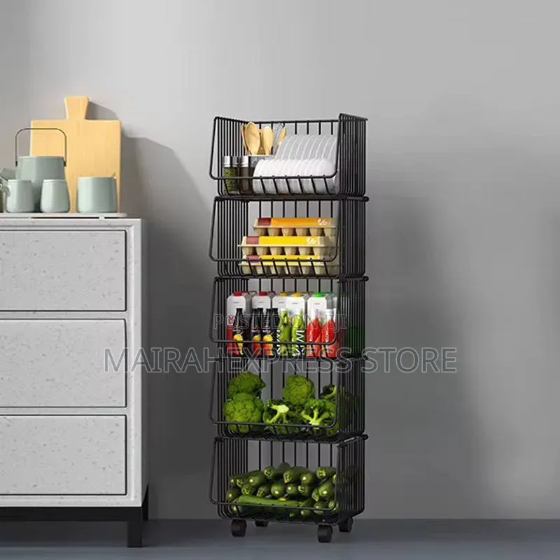 5 Layers Quality Multifunctional Movable Metal Rack 2st7