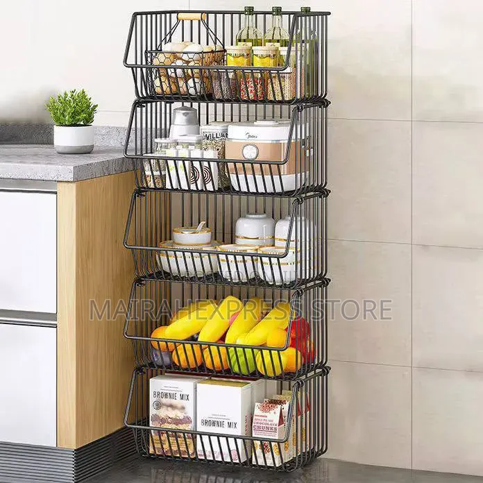 5 Layers Quality Multifunctional Movable Metal Rack 2st7