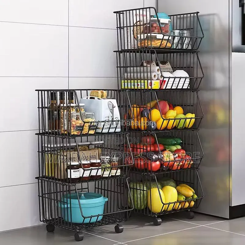 5 Layers Quality Multifunctional Movable Metal Rack 2st7