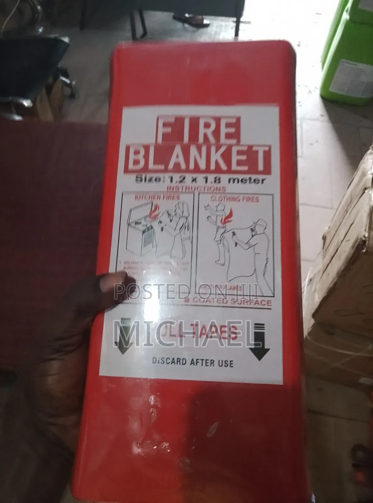 Fire Blanket 1.2mtr X 1.8mtr