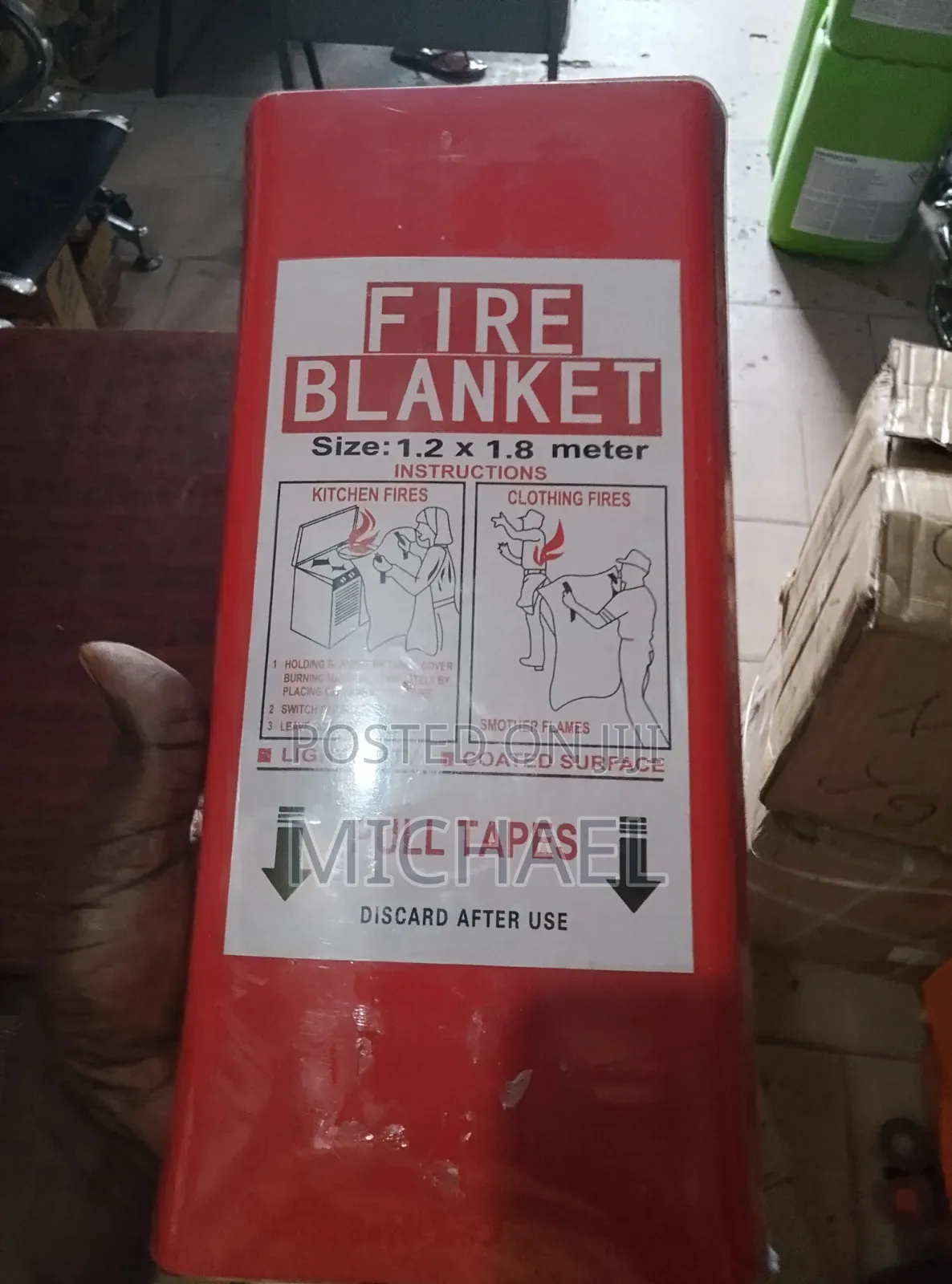 Fire Blanket 1.2mtr X 1.8mtr