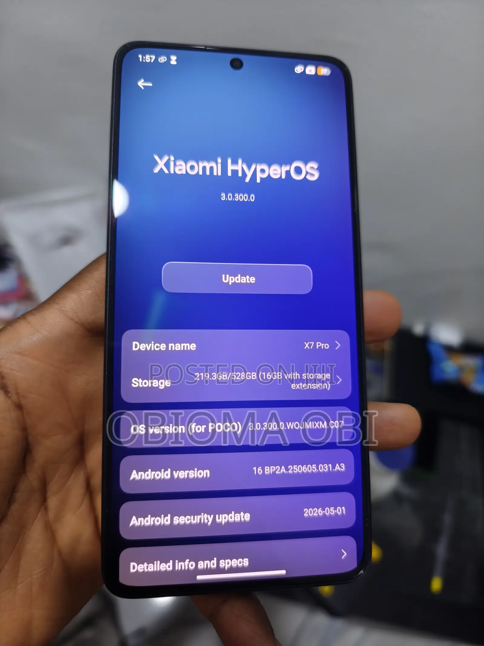 Xiaomi Poco X7 Pro 512 GB Black