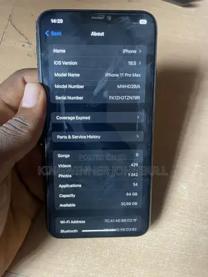 Apple iPhone 11 Pro Max 64 GB Gray