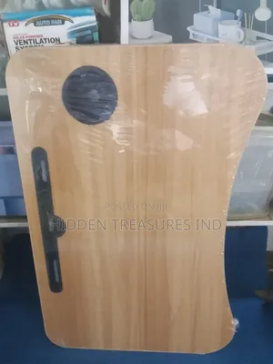 Multipurpose Laptop Table With Cup and Tablet Stand