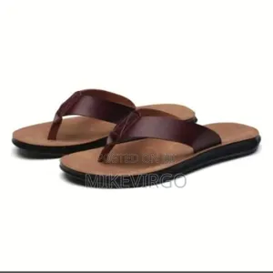 Stock Unisex Leather Slippers