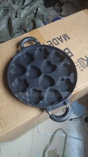 12 Holes Non-Stick Baking Pan for Masa/Paddu Cakes 2st7
