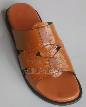 Men's Leather Slippers