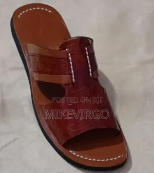 Men's Leather Slippers