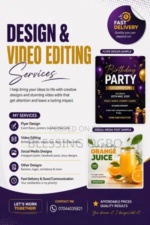Professional Flyer Video Editing Services
