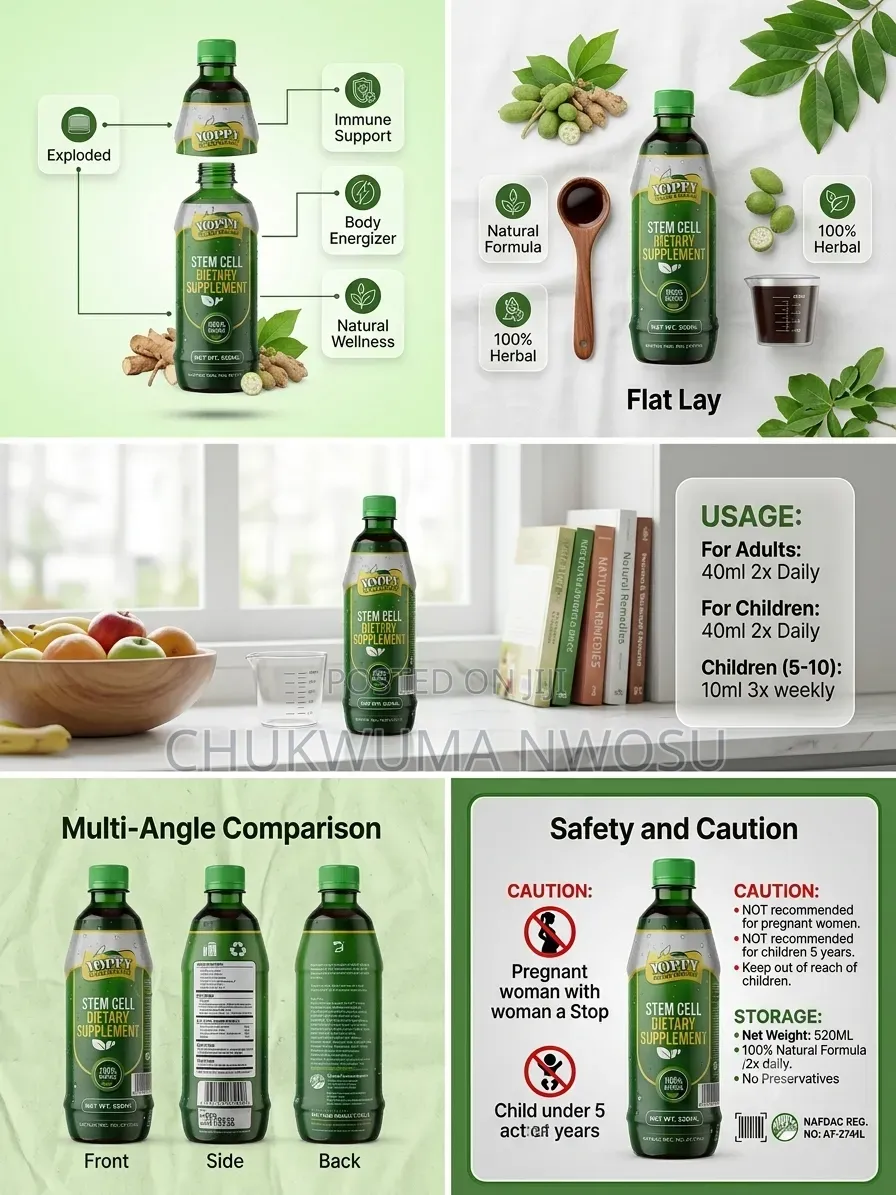 Yoppy Herbal Extracts Stem Cell Dietary Supplement