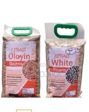 Kerasi White Beans 2.5kg + Oloyin Beans 2.5kg Combo