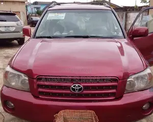 Toyota Highlander V6 2005 Red