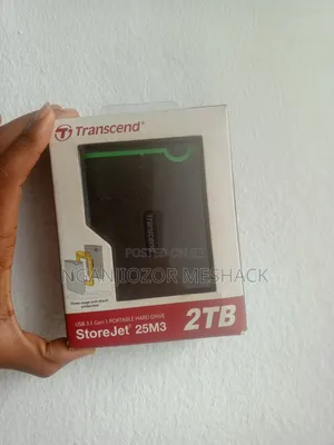 Transcend 2 Terabytes External Hard Drive