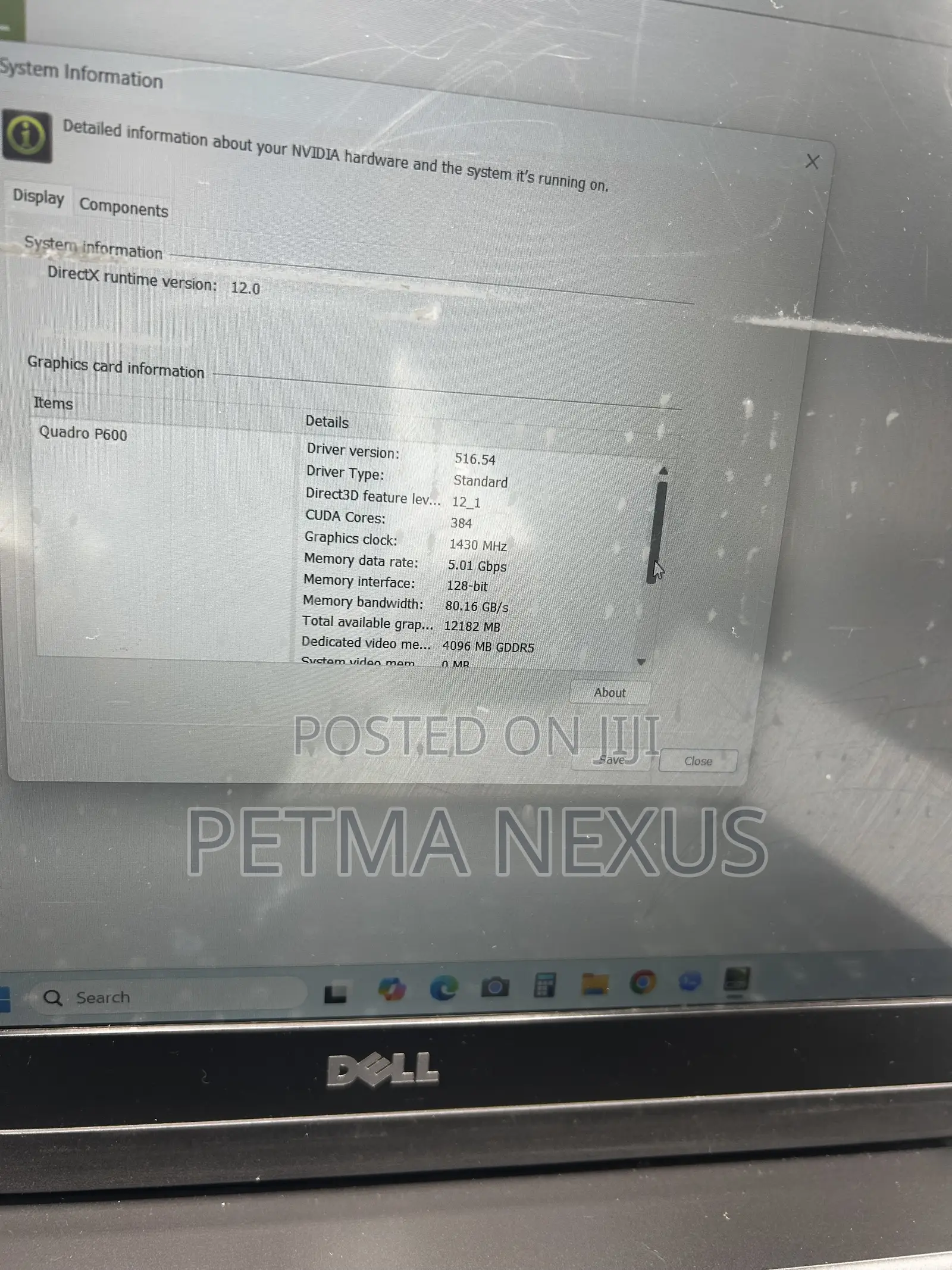 Laptop Dell Precision 3530 16GB Intel Core i7 SSD 512GB