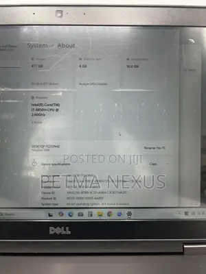 Laptop Dell Precision 3530 16GB Intel Core i7 SSD 512GB