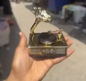 Solar Car Air Freshner by Phonograph Record Player