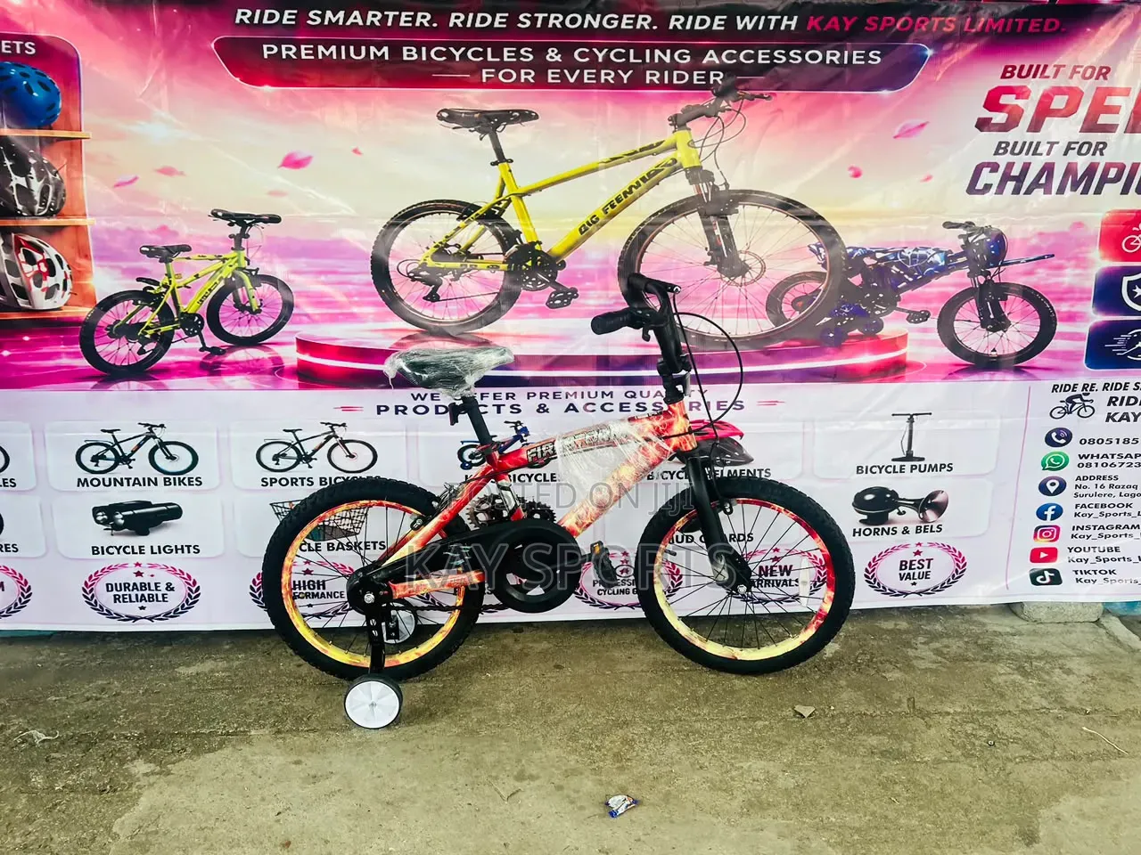 Firestorm 18 Inch Children Bicycle