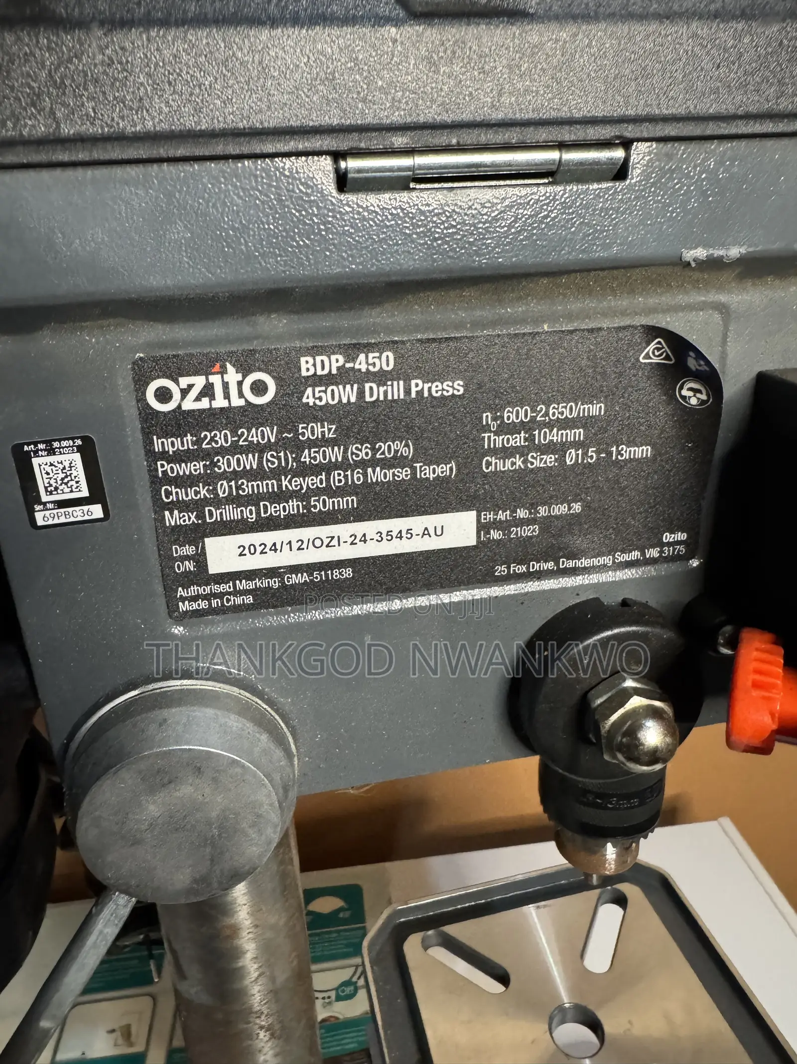 Ozito BDP-450 Drill Press