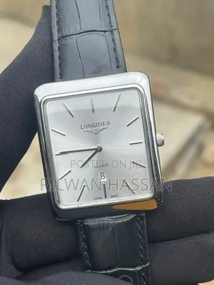 Longine Square Face Genuine Leather