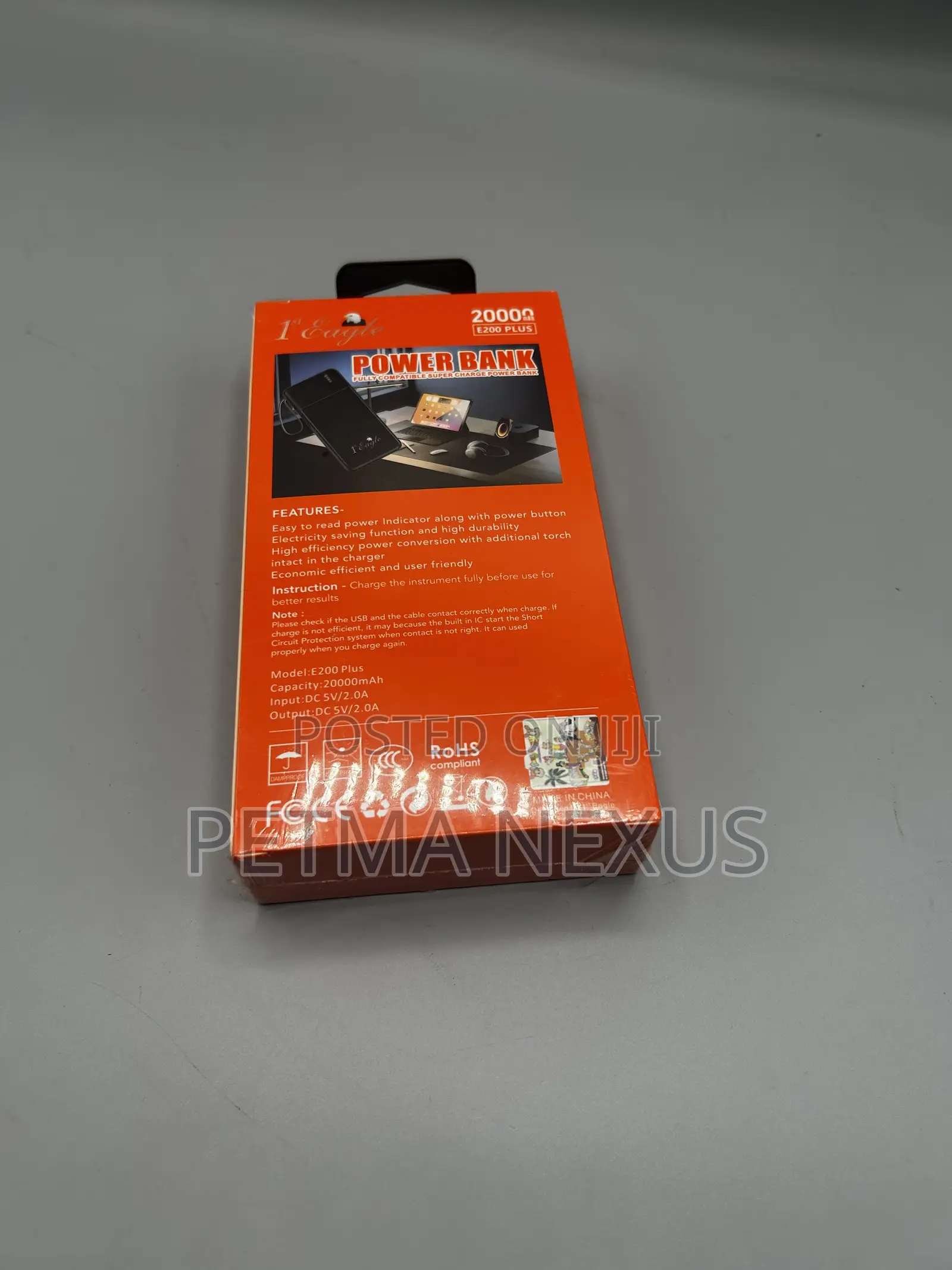 20000 Mah With Cable