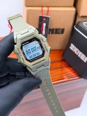 SKMEI Countdown Pedometer Digital Watch