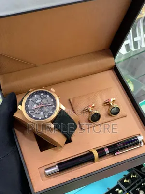 Montblanc Men's Watch, Cufflinks and Pen Gift Set