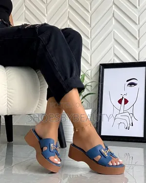 Platform Slippers for My Sabi Woman