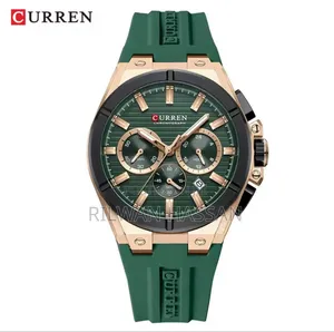 Curren Chronograph Rubber Strap