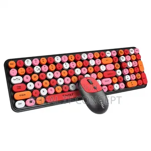 Twolf Tf350 Dot Punk Wireless Keyboard and Mouse