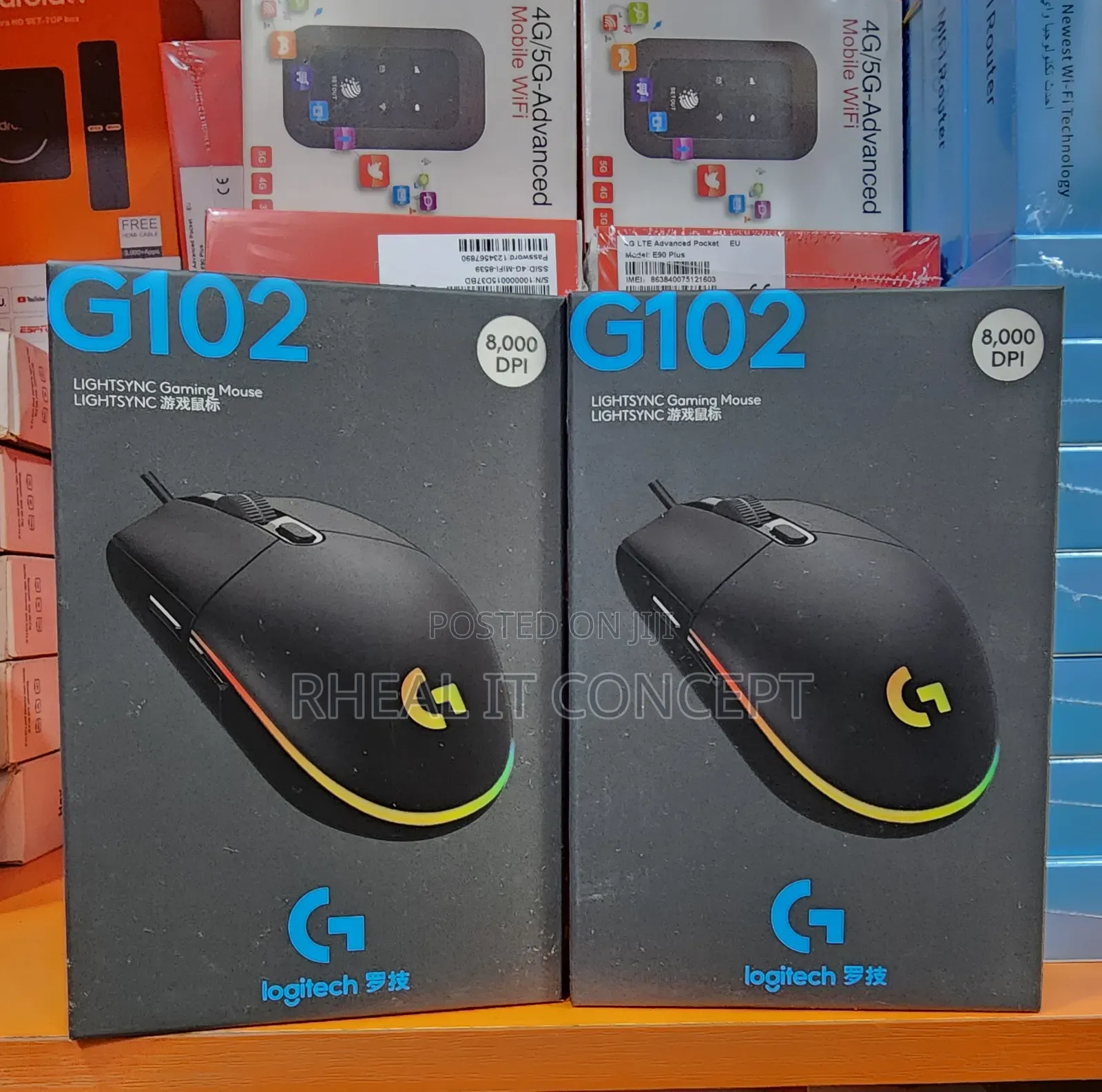 G102 Logitech Gaming Wired Mouse