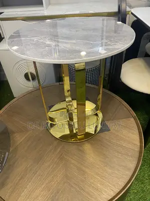 Side Stool Ceramic Marble Top